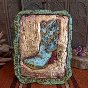 Cowboy Boot Wall Art by paper and Stone GF-SW15