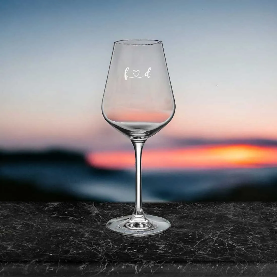 Customized Wine Glasses - Premium Edition Engraved Wine Glass