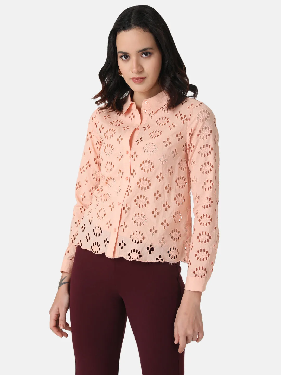 Cutwork Embroidered Shirt