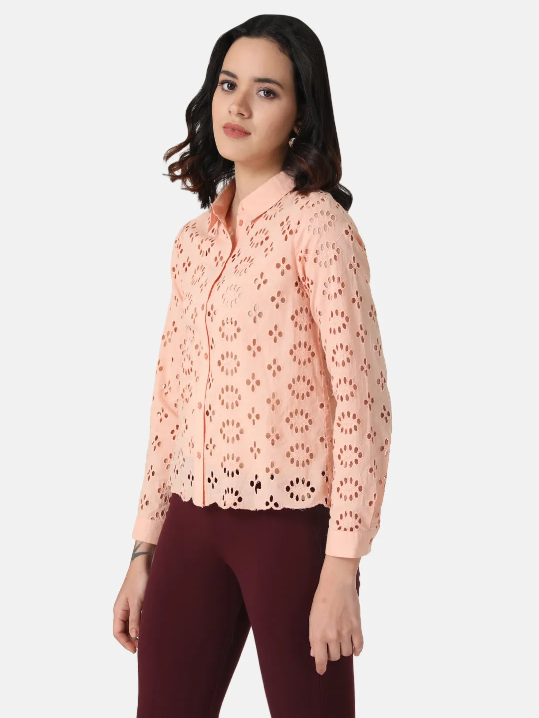 Cutwork Embroidered Shirt