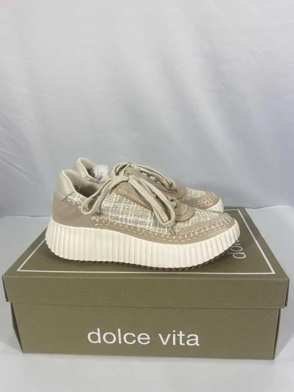 DALEY SNEAKERS OFF WHITE SUEDE - re:vita