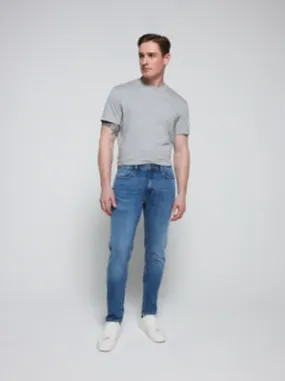 Dark Wash Skinny Fit Jeans With Stretch | Men | George at ASDA