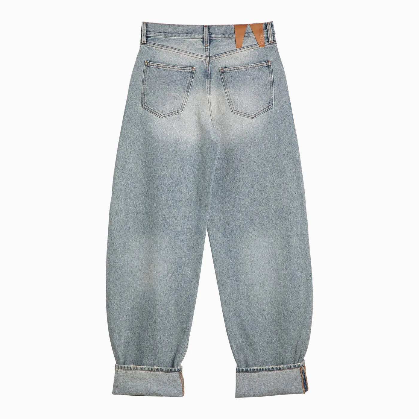 Darkpark    Darkpark Loose Fitting Washed Effect Denim Jeans