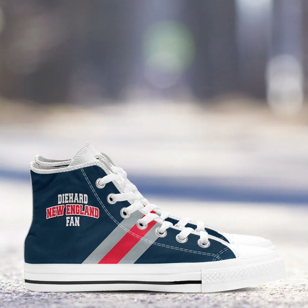 Diehard New England Fan Sports High Top Shoes