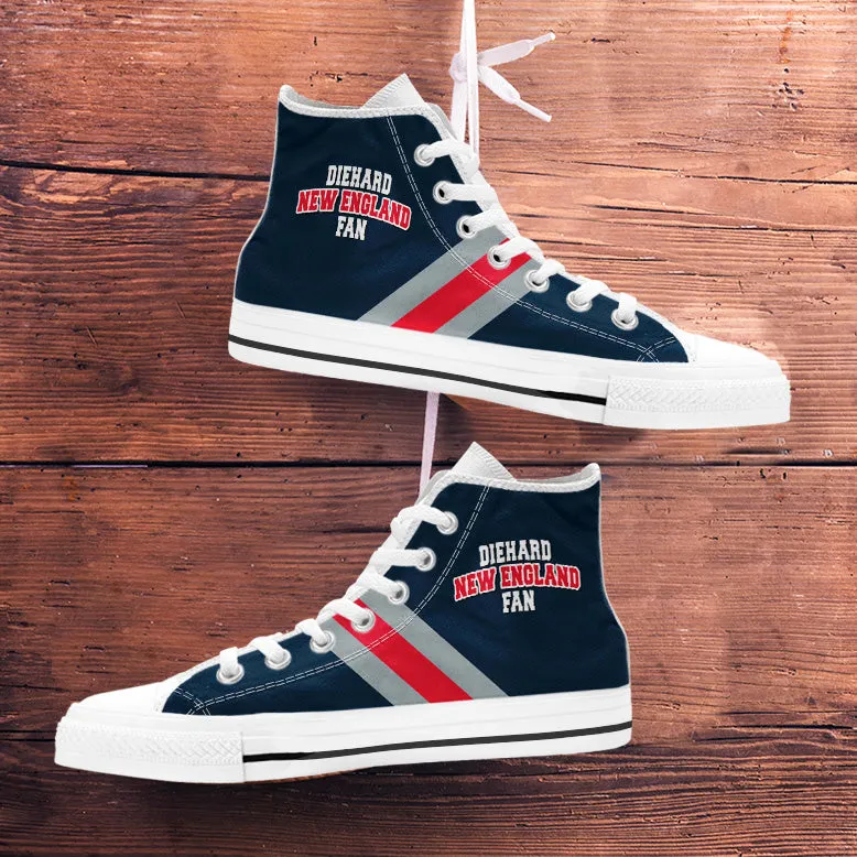 Diehard New England Fan Sports High Top Shoes