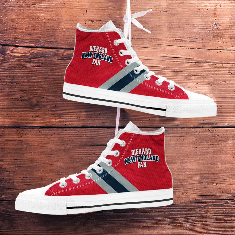 Diehard New England Fan Sports High Top Shoes