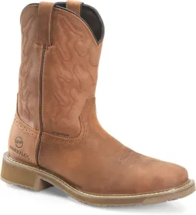 Double H Men's 10 Workflex Wide Square Composite Toe Roper - Tan DH5143