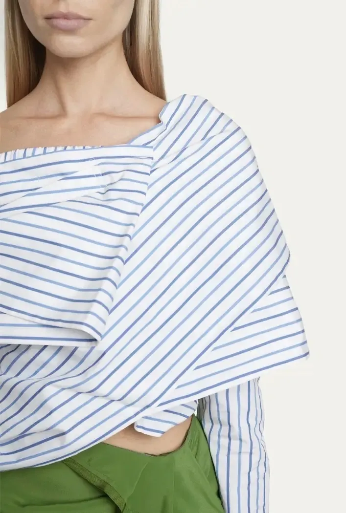 Dries Van Noten  |Stripes Cotton Shirts & Blouses