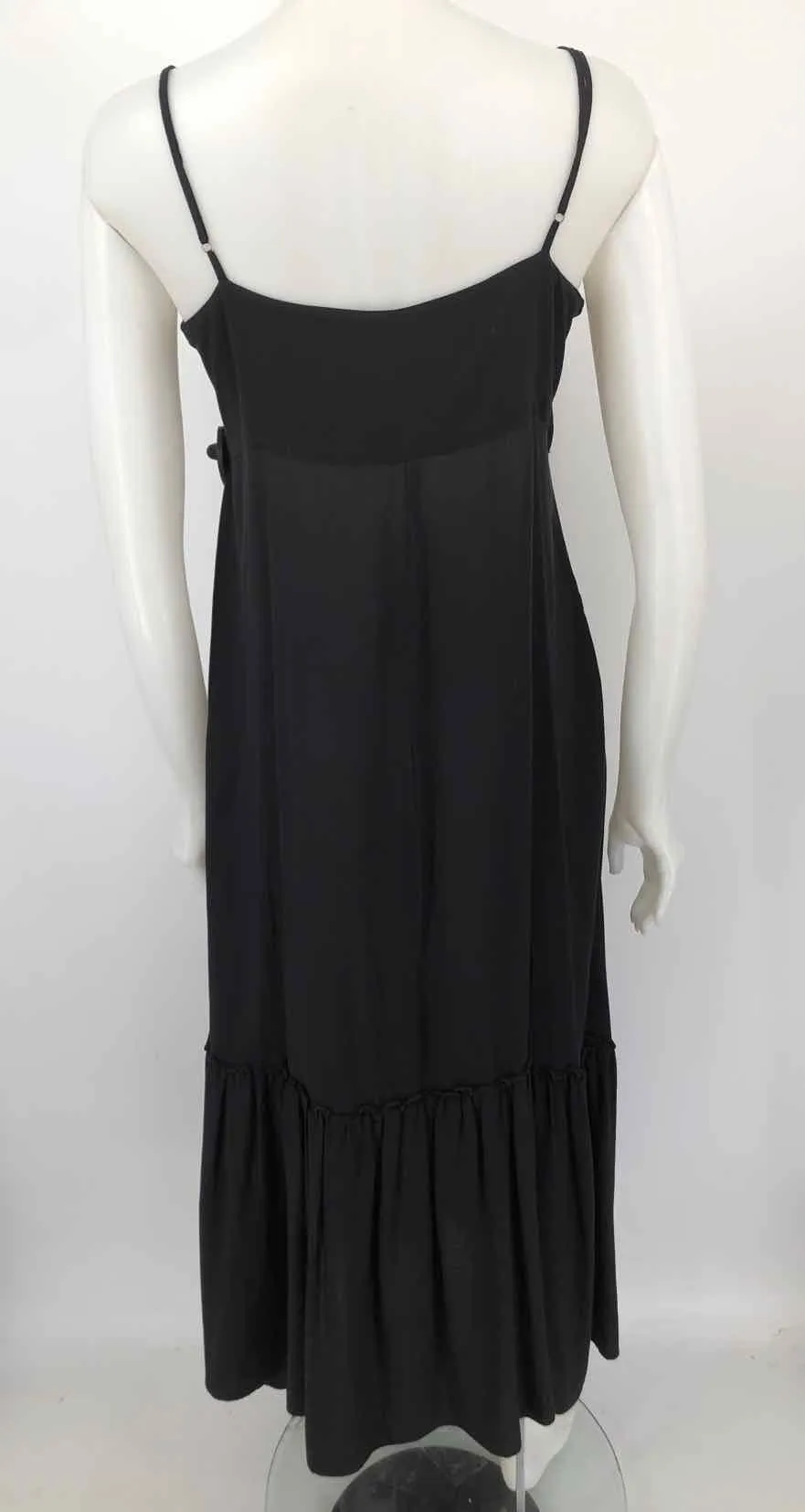 ELAN Black Maxi Length Size SMALL (S) Dress