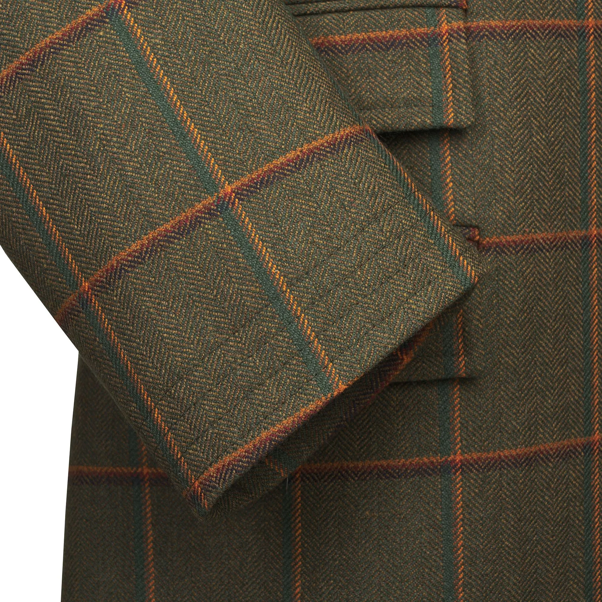 Elgin Check Tweed Overcoat