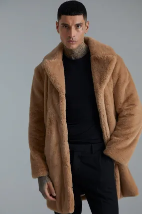 Faux Fur Overcoat