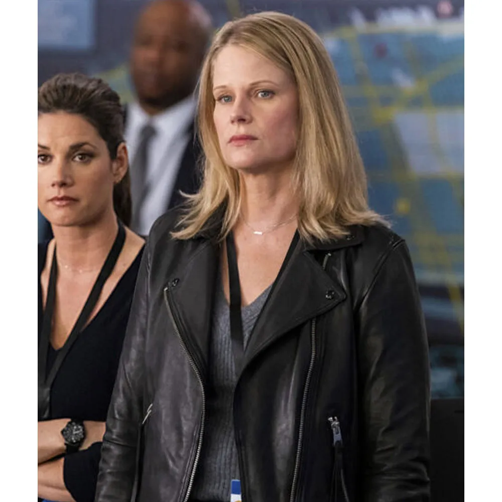 FBI Season 5 Joelle Carter Leather Jacket