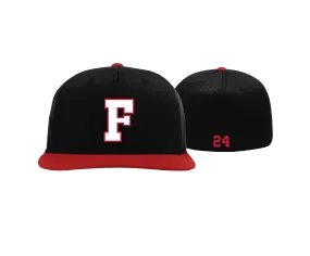 Finksburg Black/Red Fitted Hat