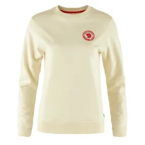 Fjallraven Womens 1960 Logo Badge Sweater Chalk White