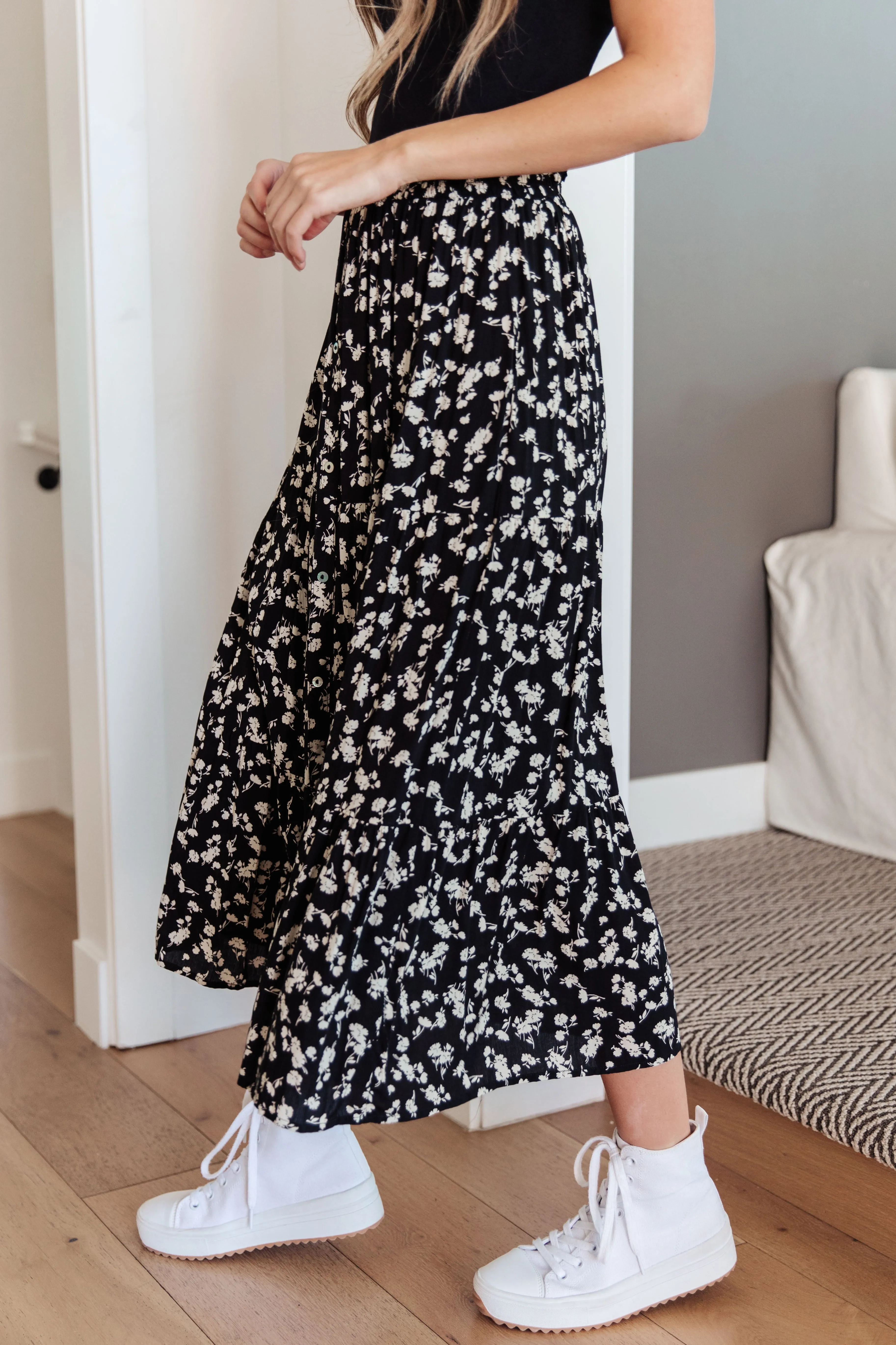 Flowers Floral Skirt