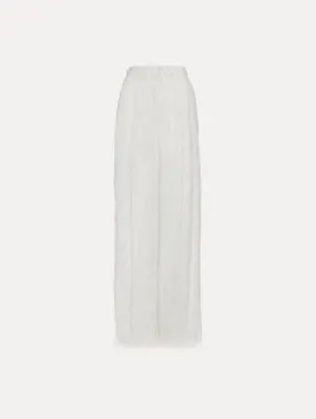 Fringe Fil Coupé Wide Leg Pant