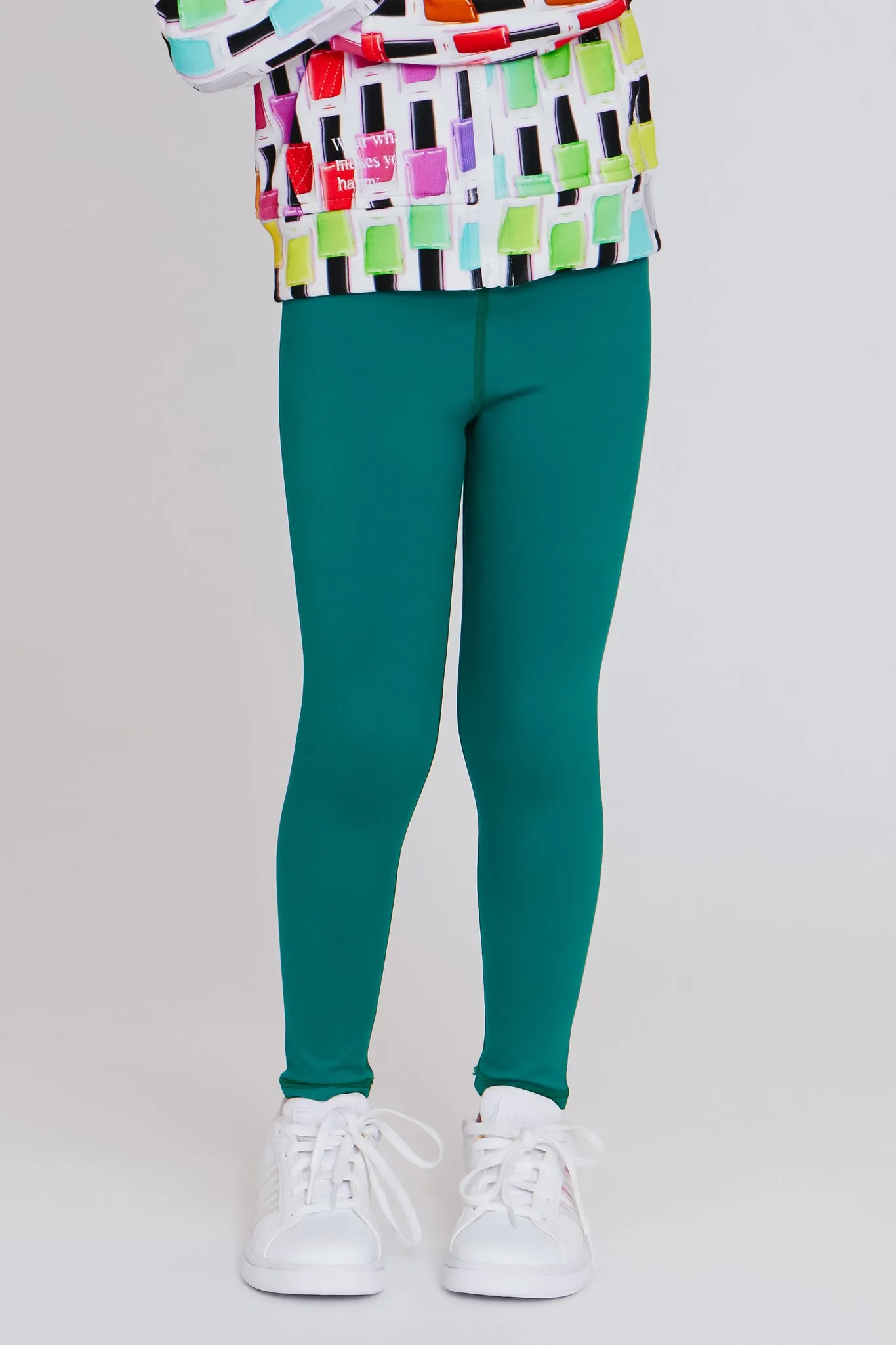 Girls TLC Leggings in Emerald