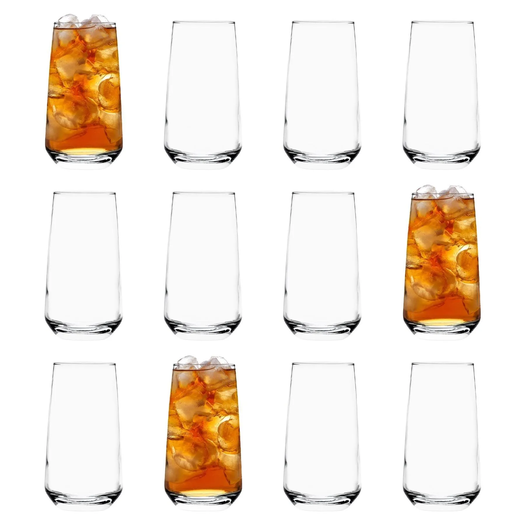 Glassware | Lal Highball Glasses - 480ml - Clear - Pack of 12 | LAV