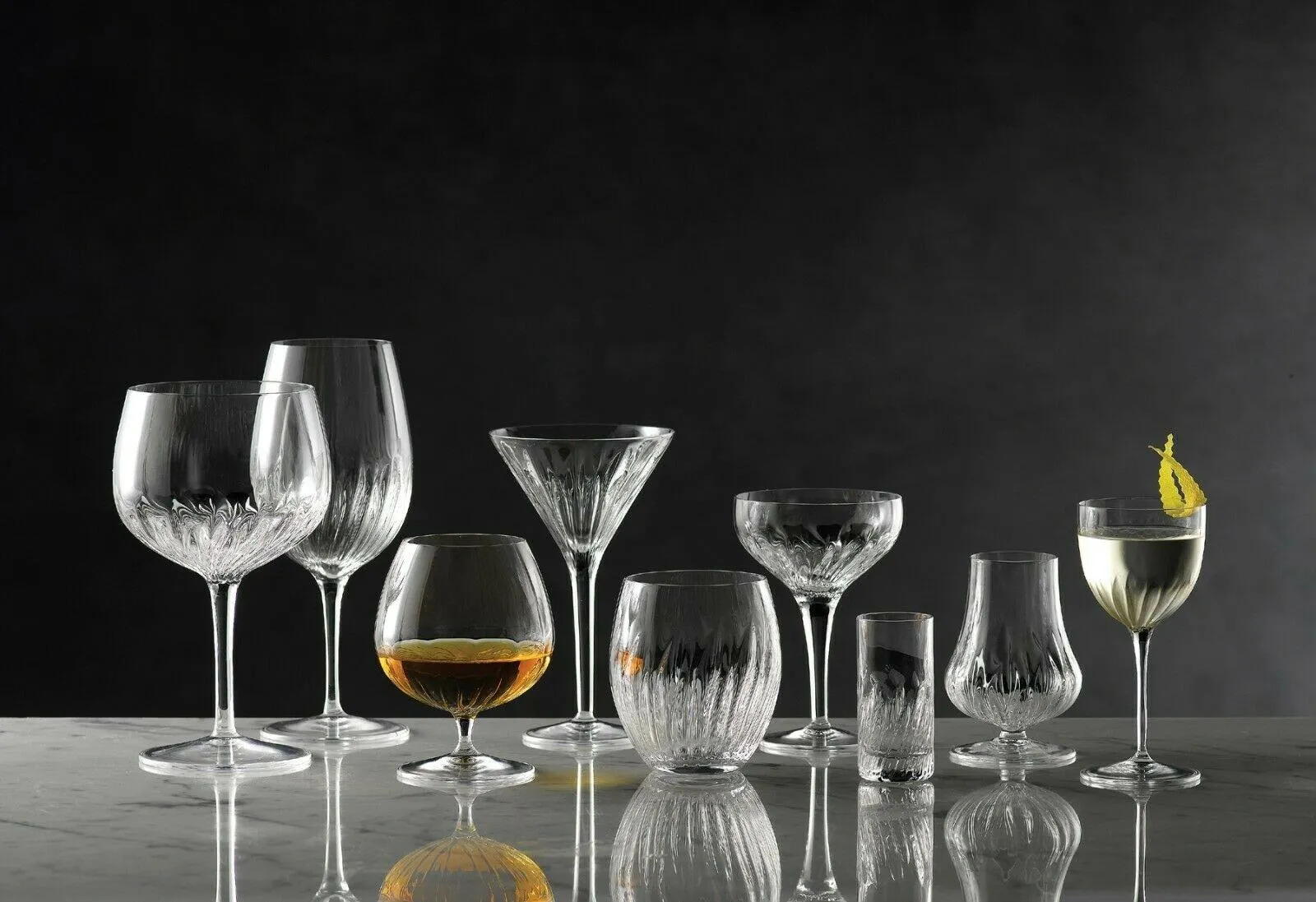 Glassware | Mixology Sherry Glass Set | 6 Wine Glasses | Glasses Drinking Set | Luigi Bormioli