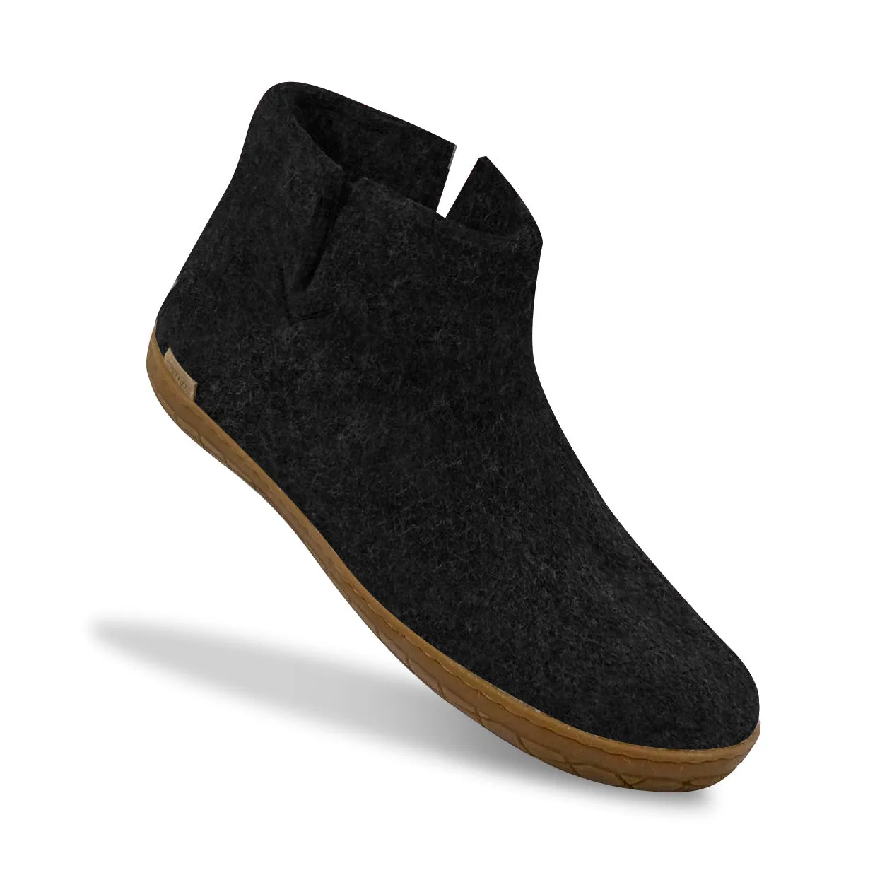 Glerups The Boot With Natural Honey Rubber Sole in Charcoal