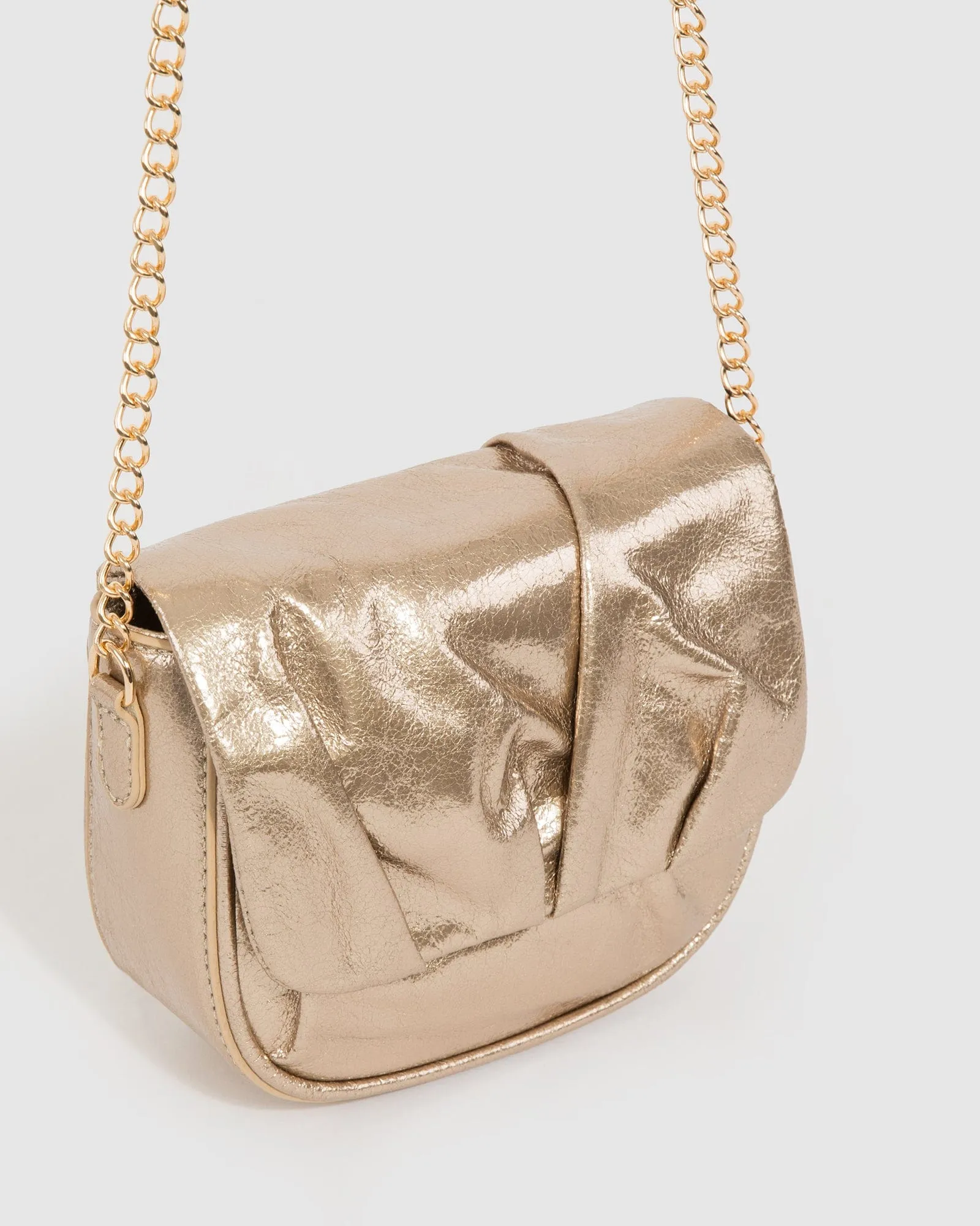 Gold Jessica Crossbody Bag