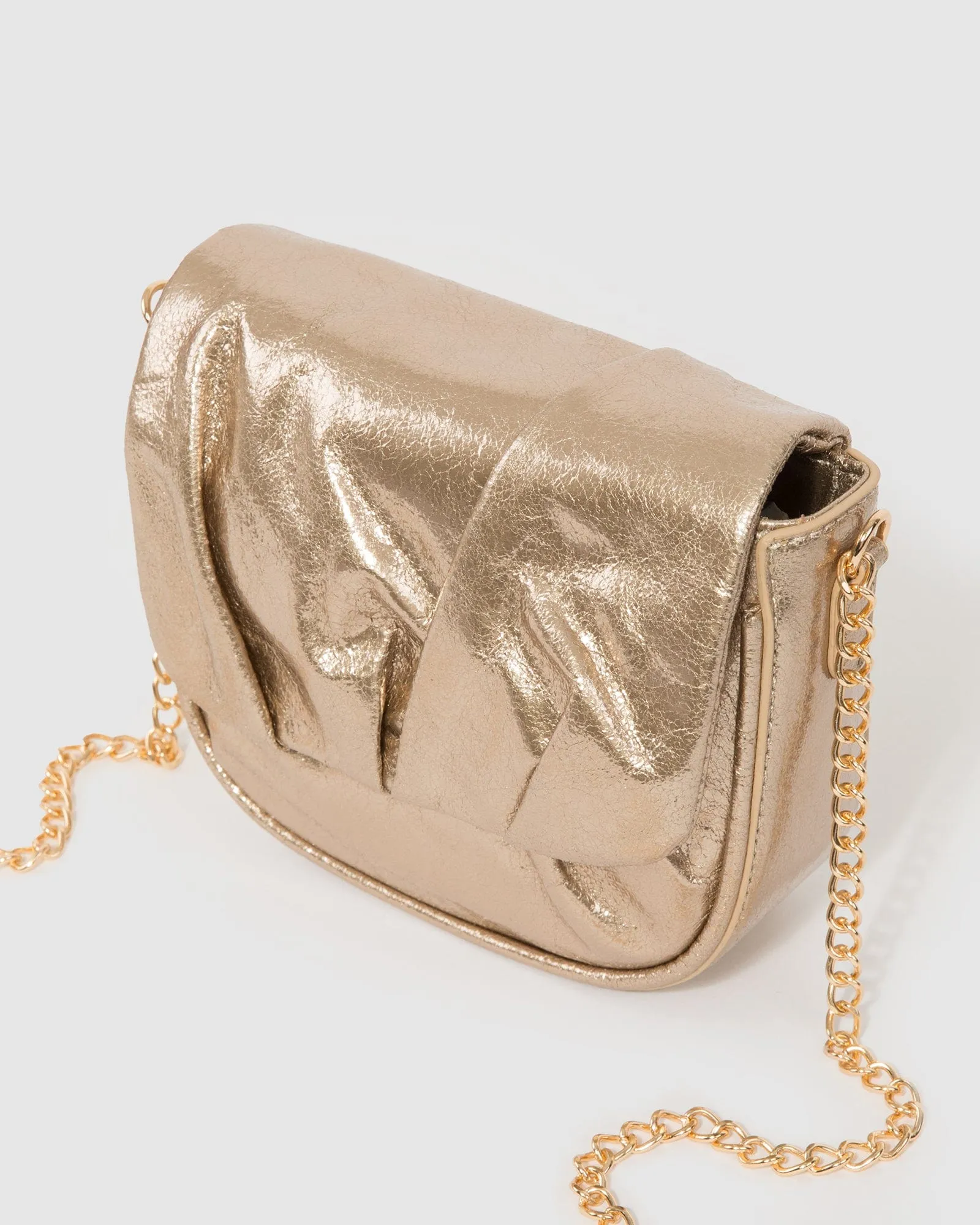 Gold Jessica Crossbody Bag