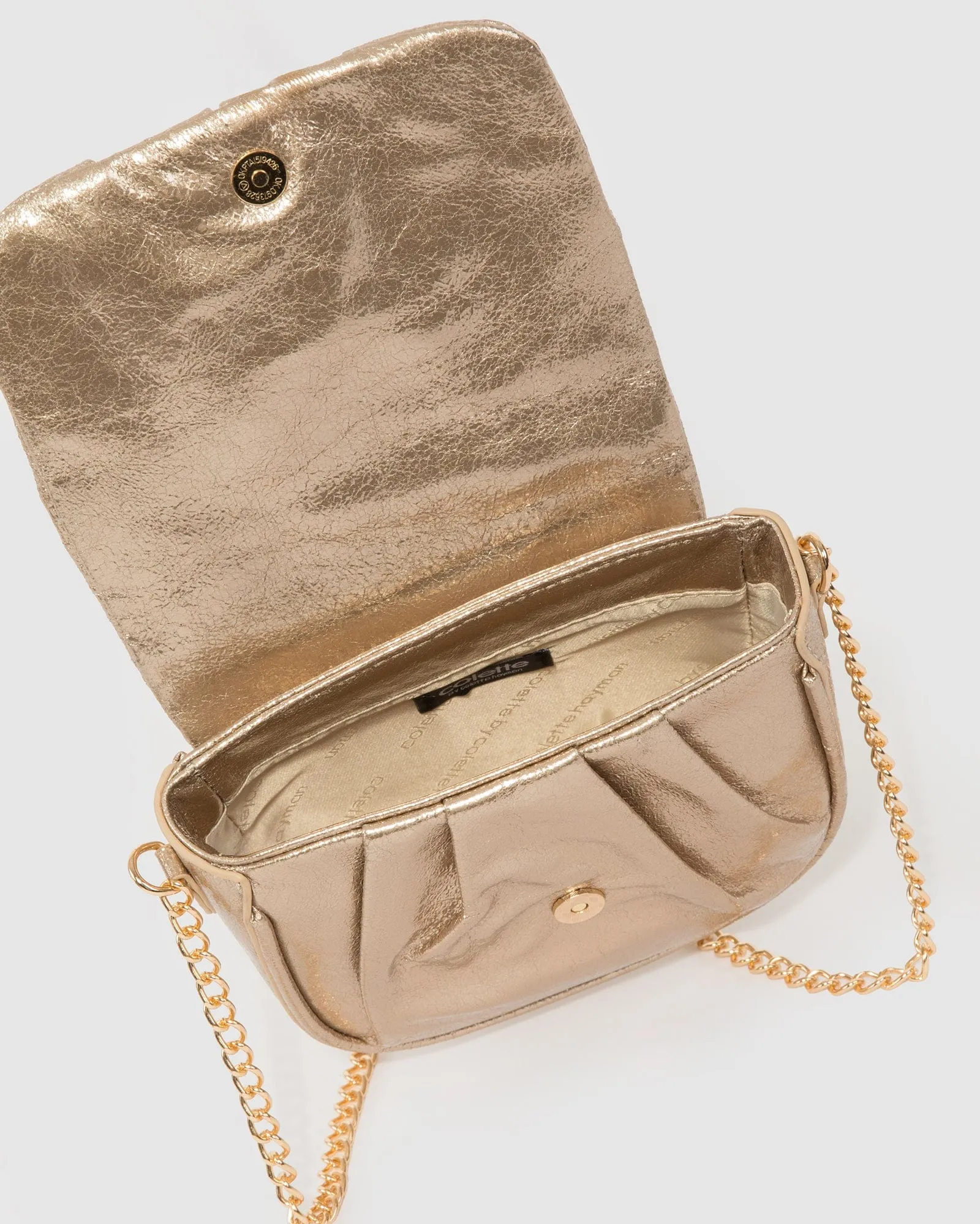 Gold Jessica Crossbody Bag