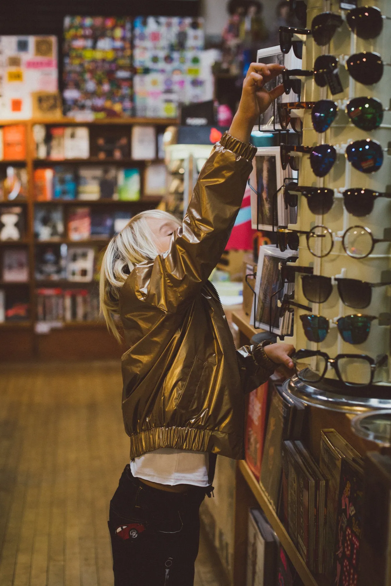 Gold Spikes Baby Windbreaker by: Mini Shatsu