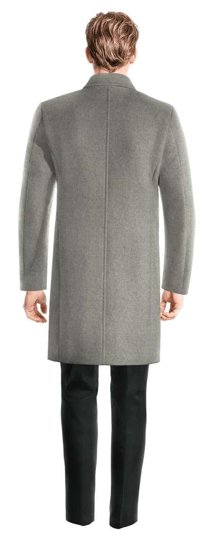 Grey Long Overcoat