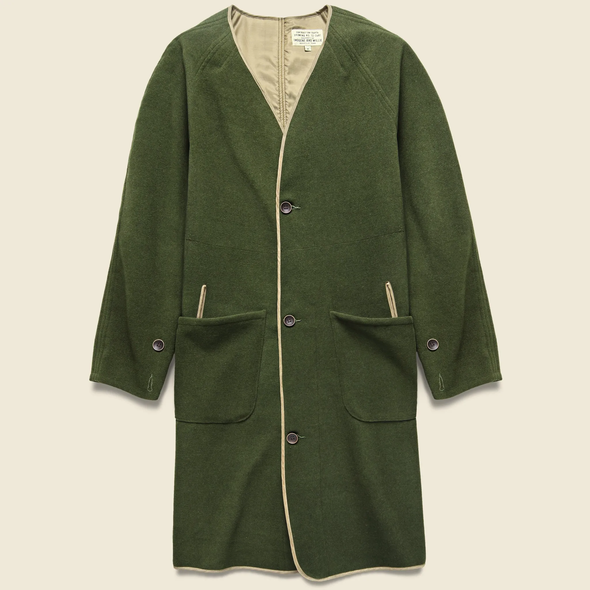 Halsey Coat - Olive Drab