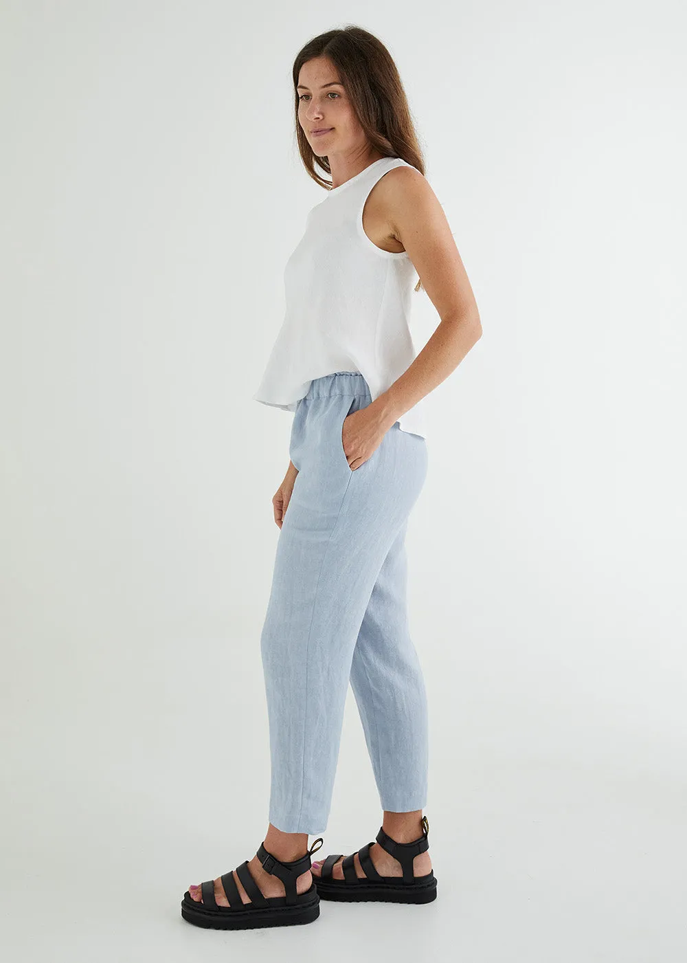 Hazel Linen Top