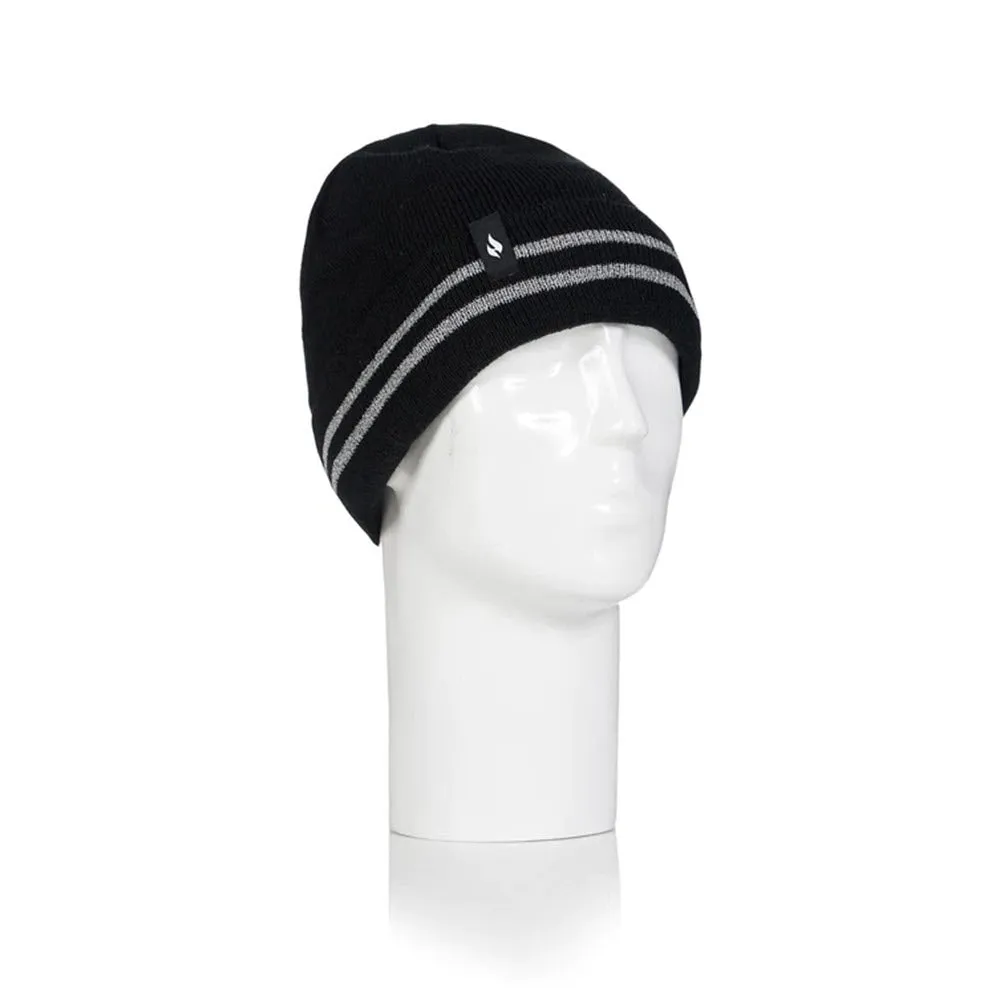 HEATHOLDERS RICHARD REFLECTIVE HAT BLACK