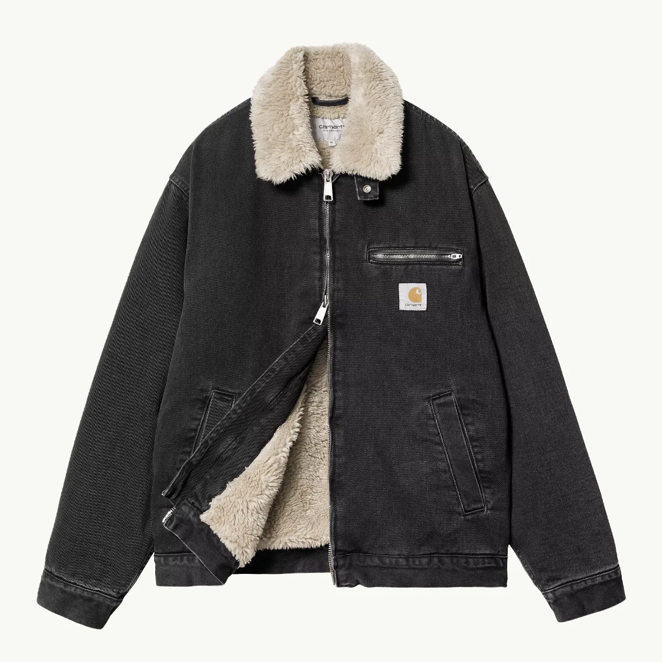 Herald Jacket - Black/Wall Stone Wash