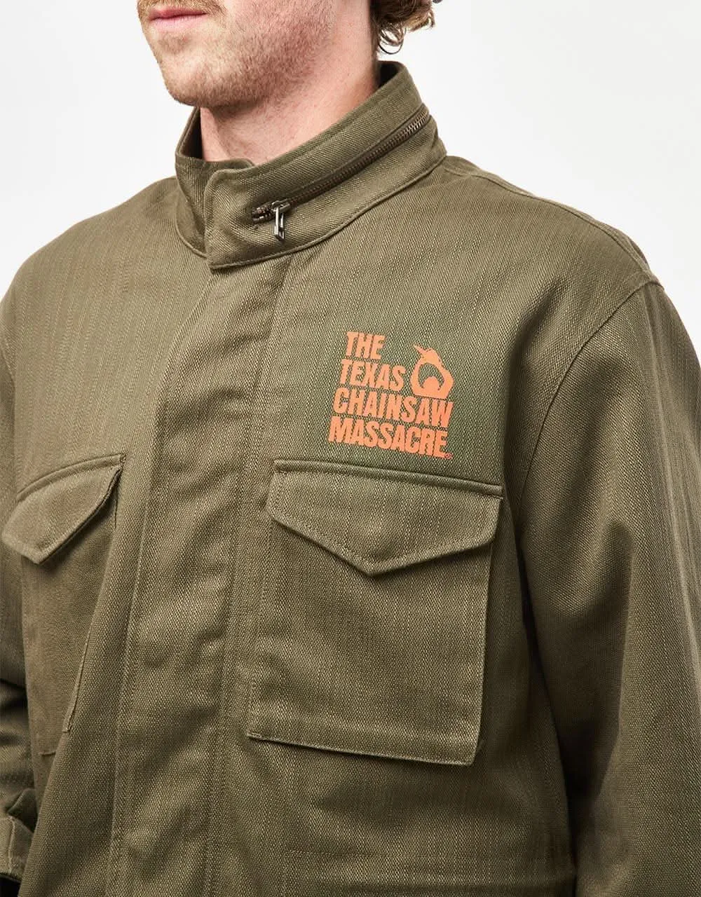 HUF x Texas Chainsaw Massacre M64 Military Jacket - Green