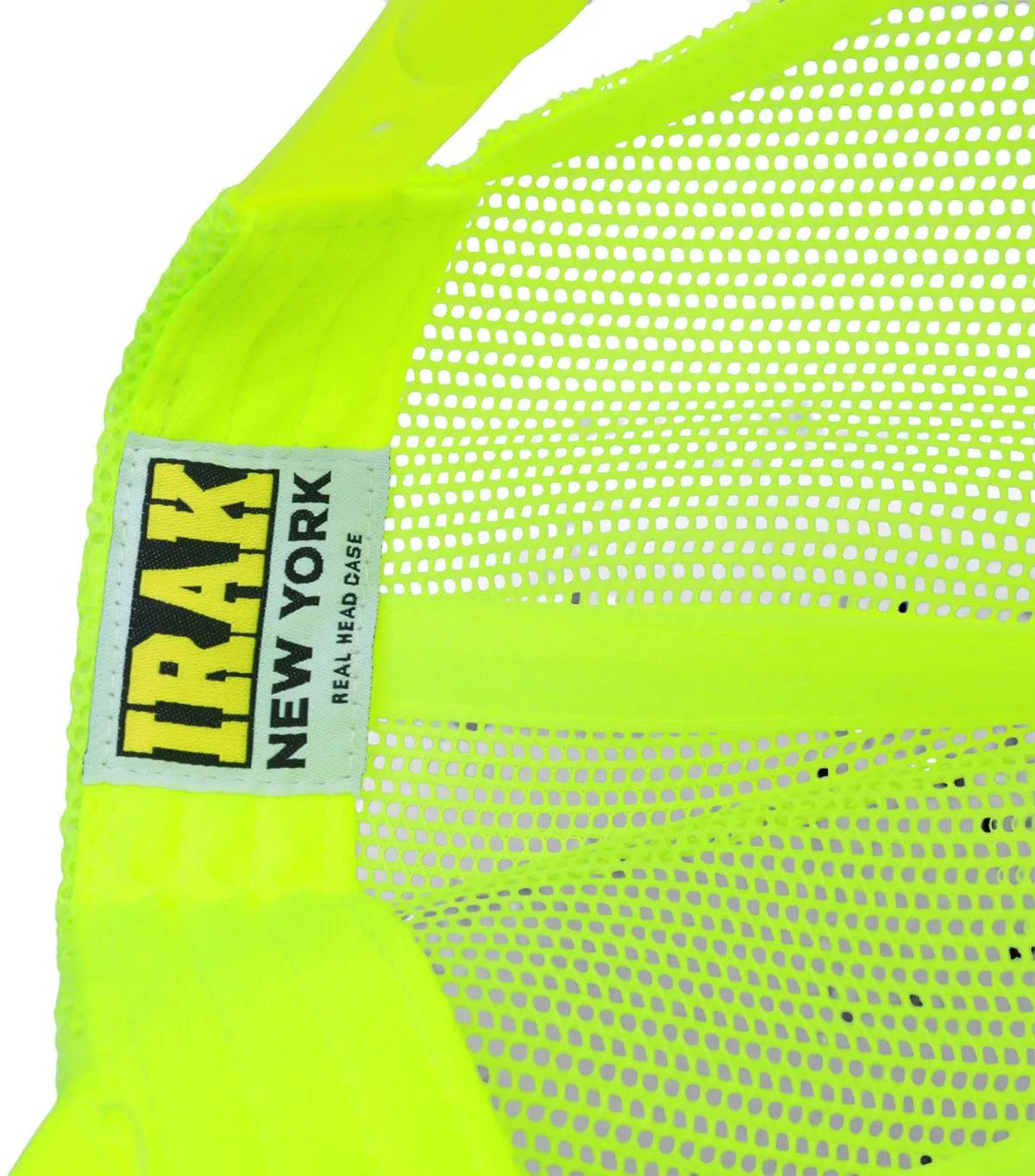 IRAK Neon Trucker Hat Yellow