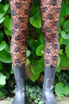 Isa Legging | Flower Lace | Leggings fra Liberté