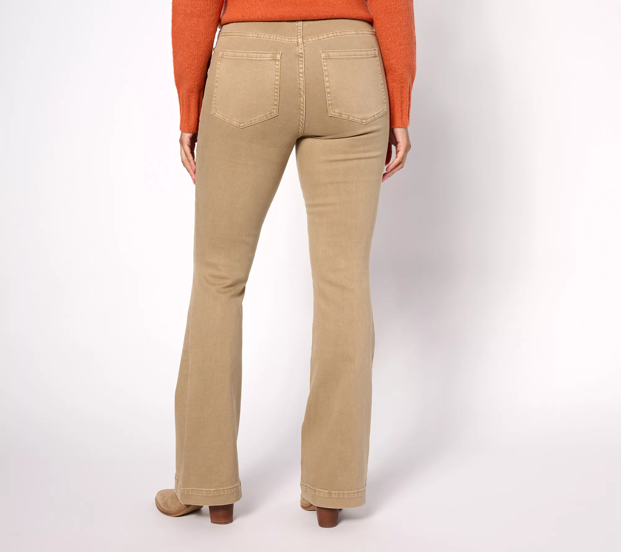 Isaac Mizrahi Live! Tall Color True Denim Pull On Jeans