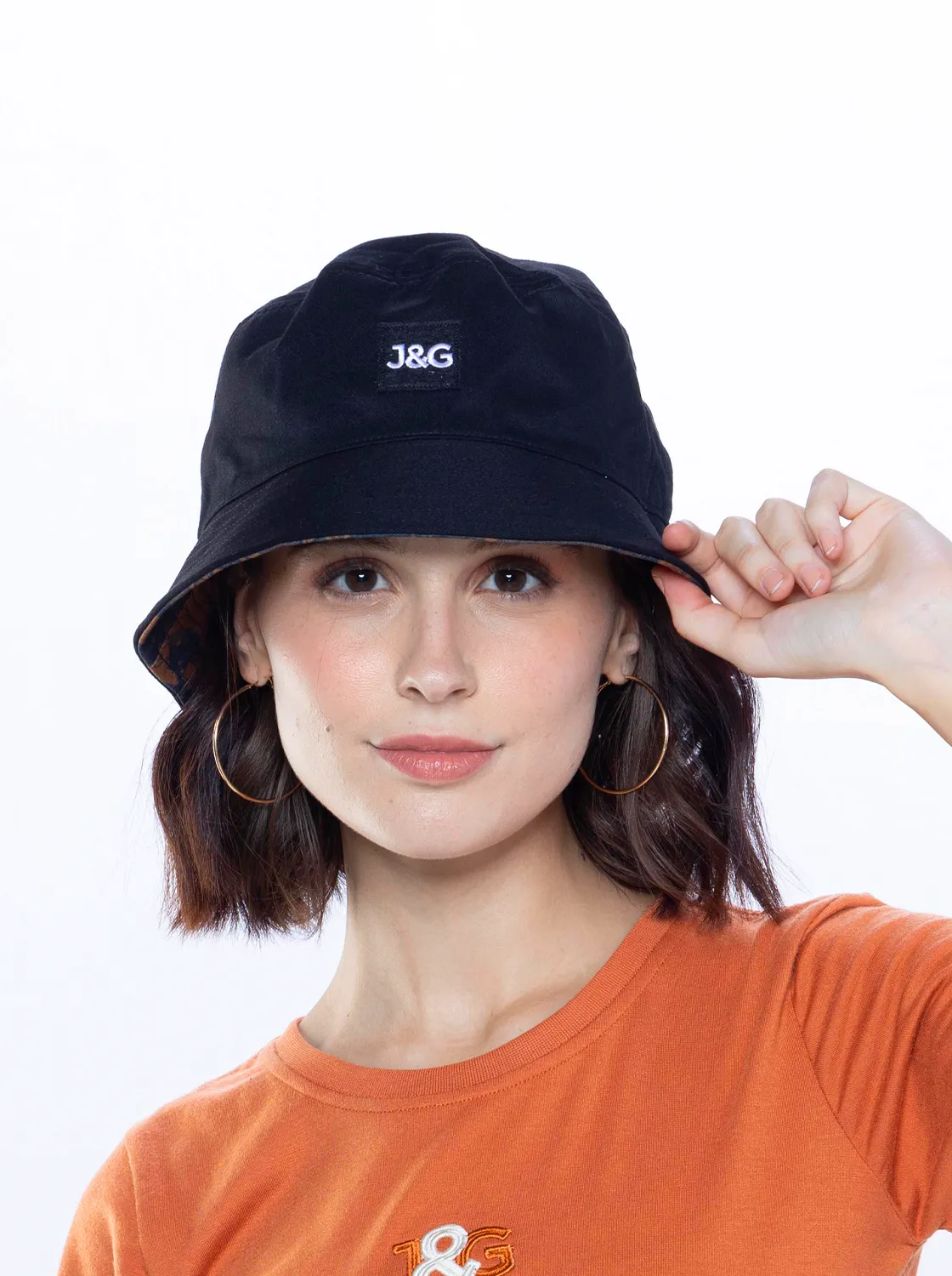 J&G Unisex Reversible Bucket Hat