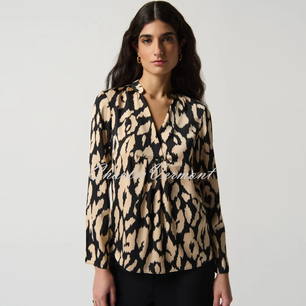 Joseph Ribkoff Animal Print Top - Style 234077