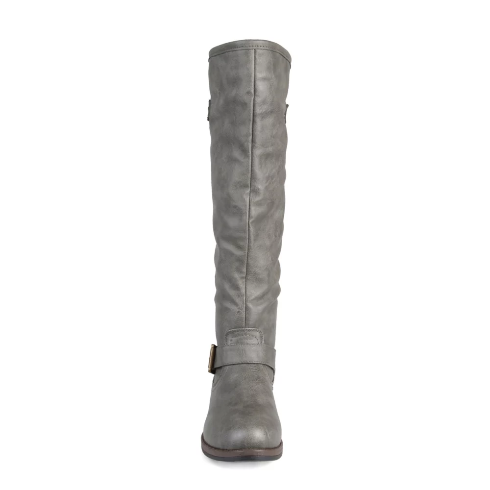 Journee Collection  WOMENS SPOKANE EXTRA WIDE CALF TALL BOOT