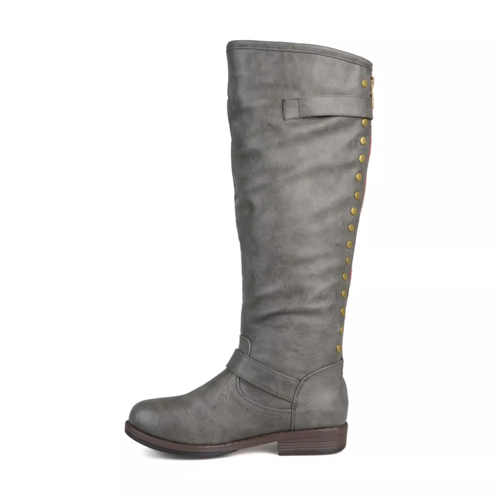 Journee Collection  WOMENS SPOKANE EXTRA WIDE CALF TALL BOOT