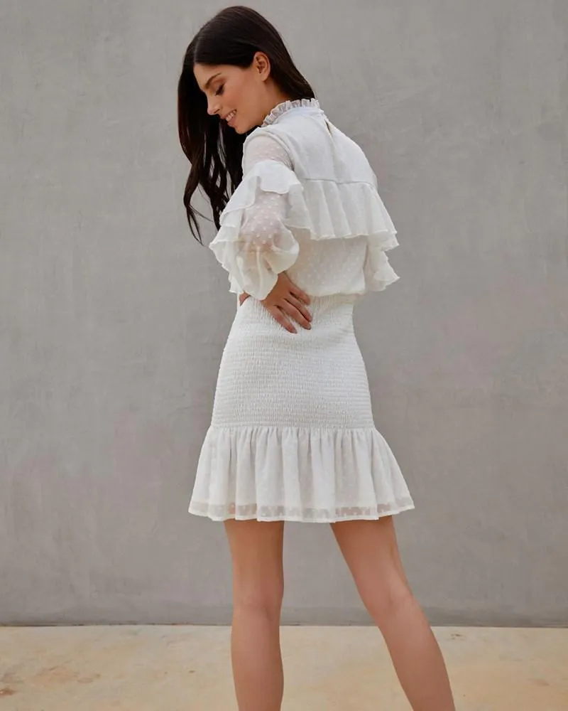 Kealy Dress - White