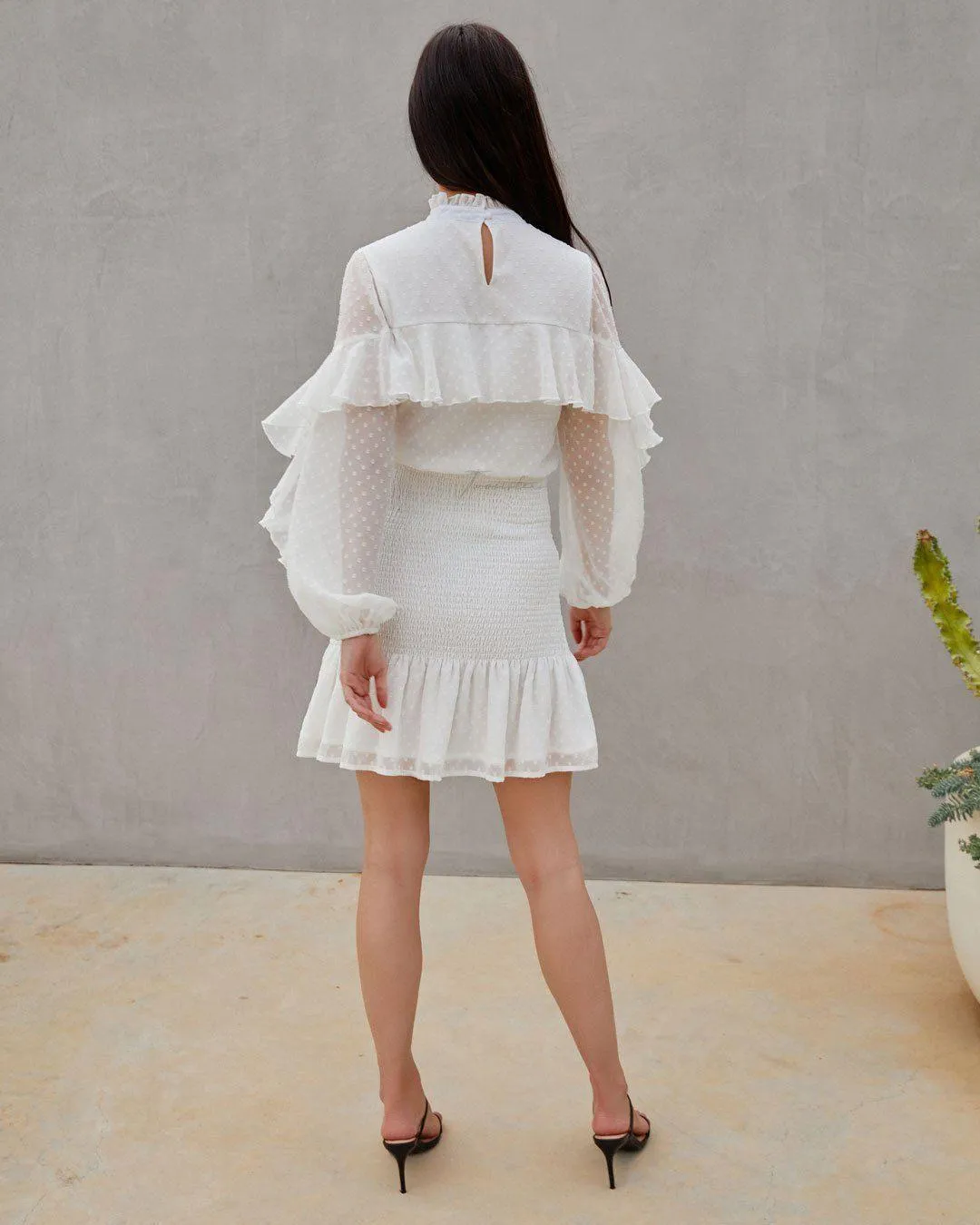 Kealy Dress - White