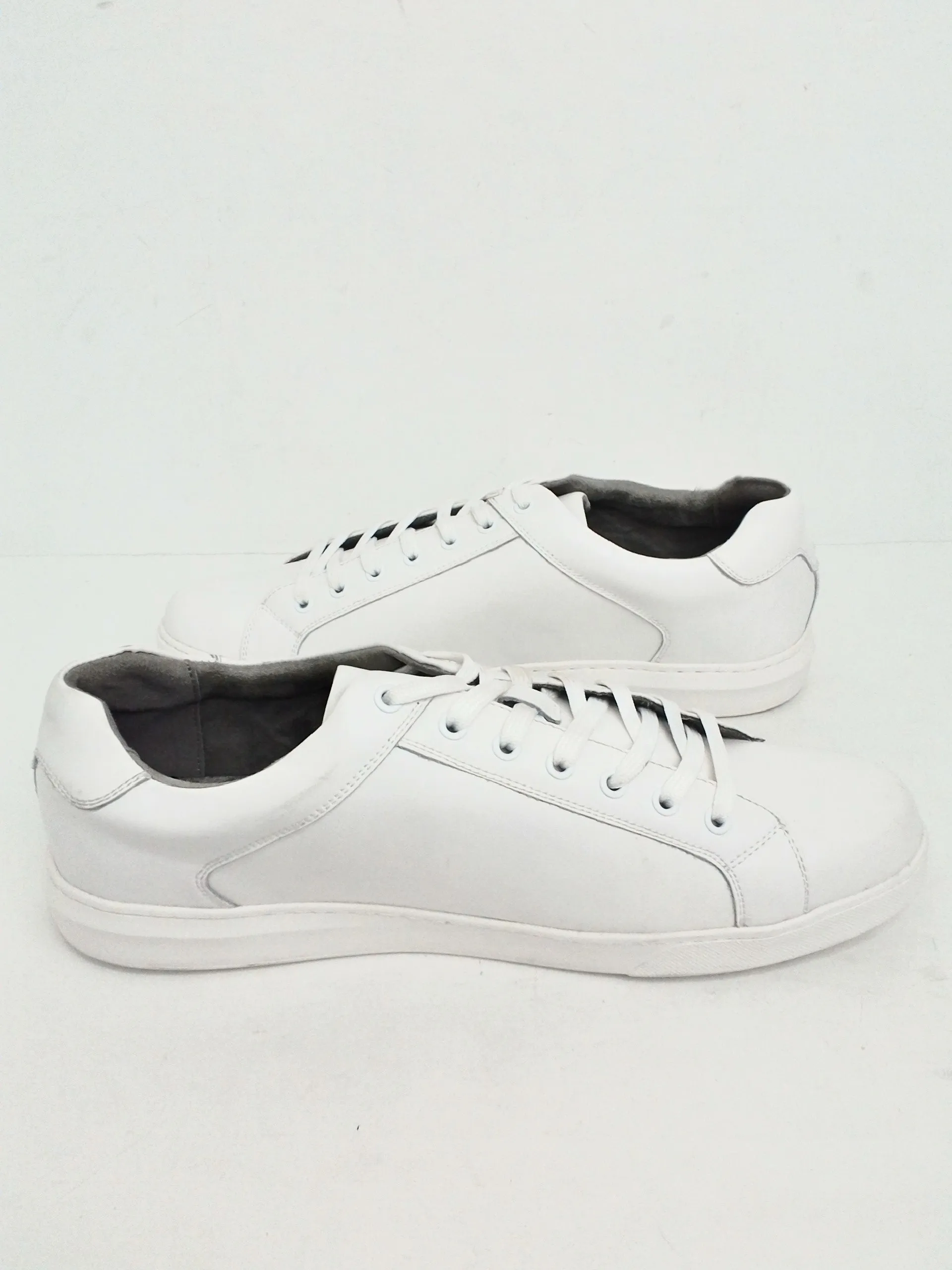 Kenneth Cole Men's White Leather Sneakers Size 13