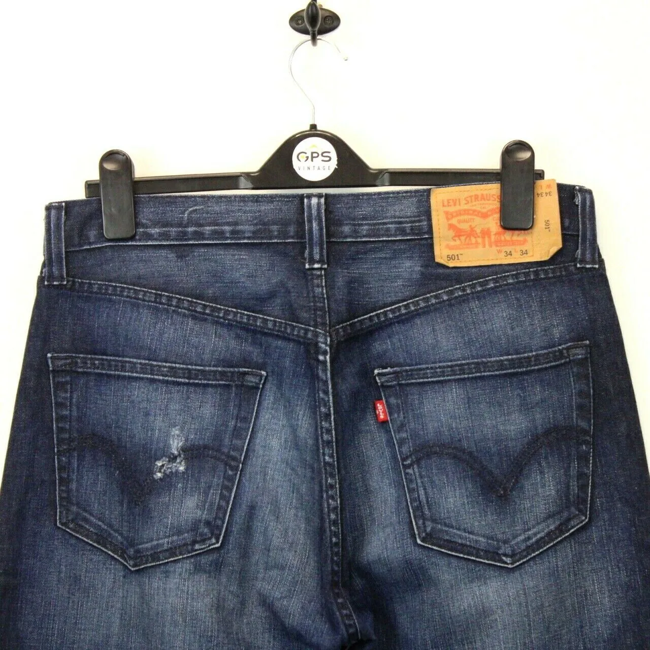 LEVIS 501 Jeans Dark Blue | W34 L34