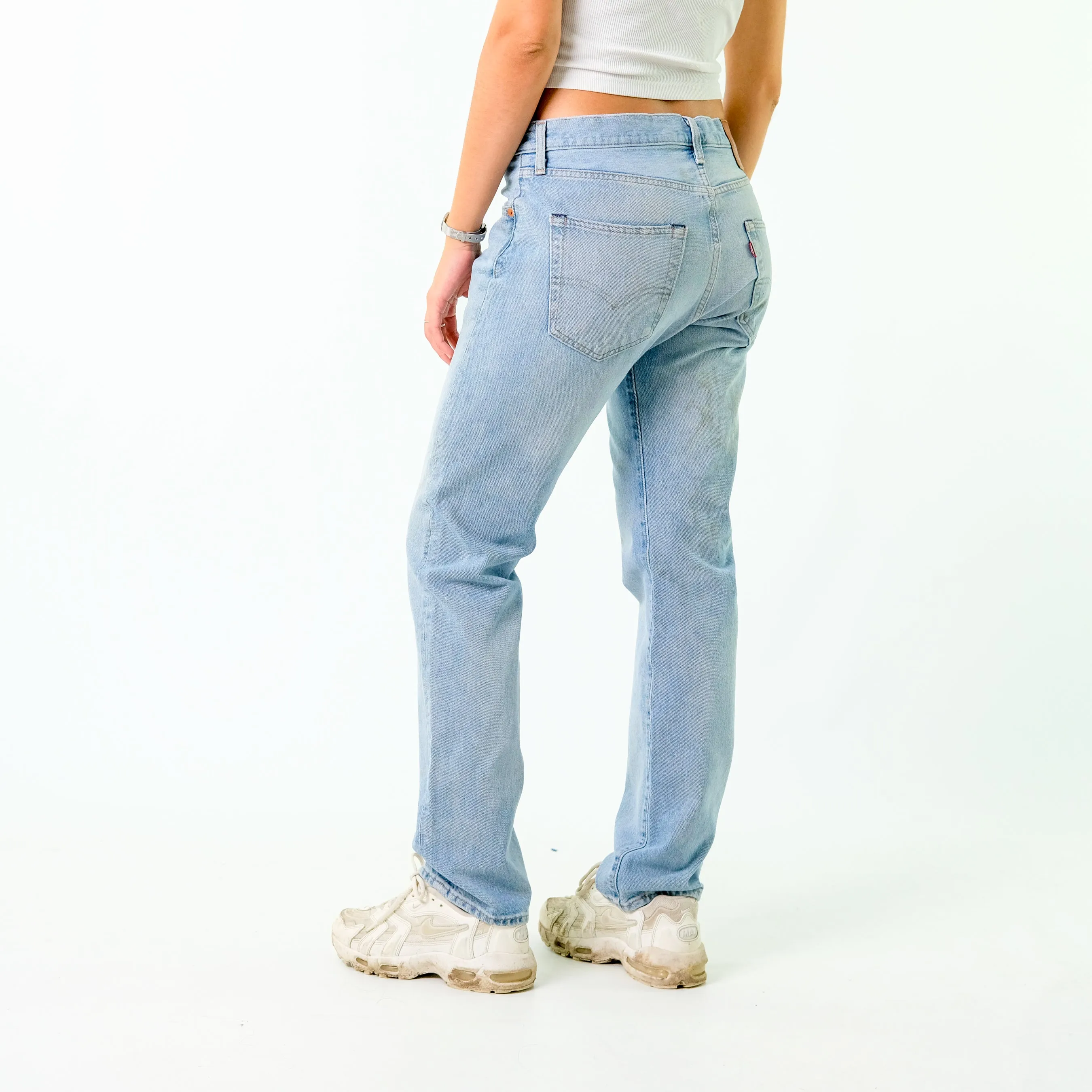 Light Blue y2ks Levi's Denim Jeans Baggy Pants (32x32)