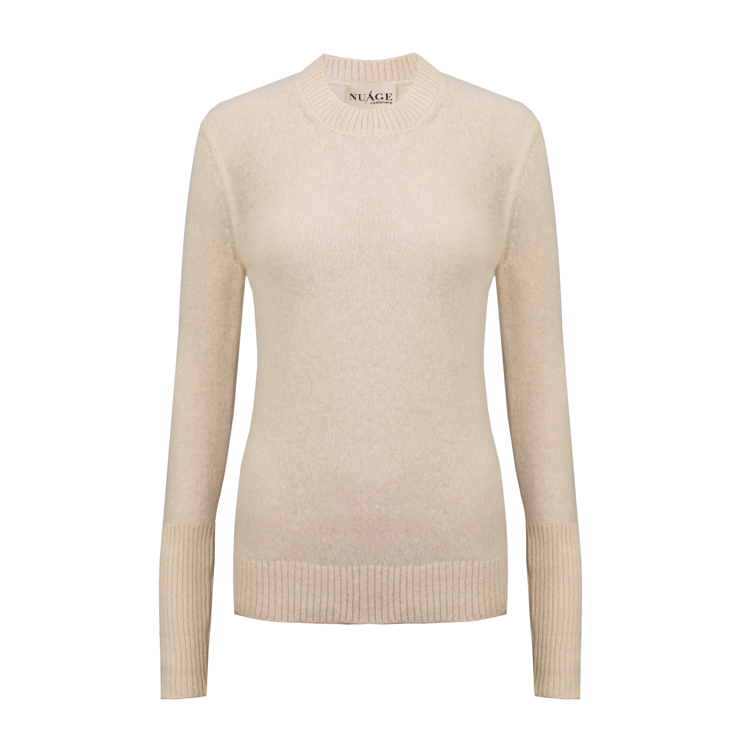 Lightweight Sweater 100% Cashmere  Ivory*