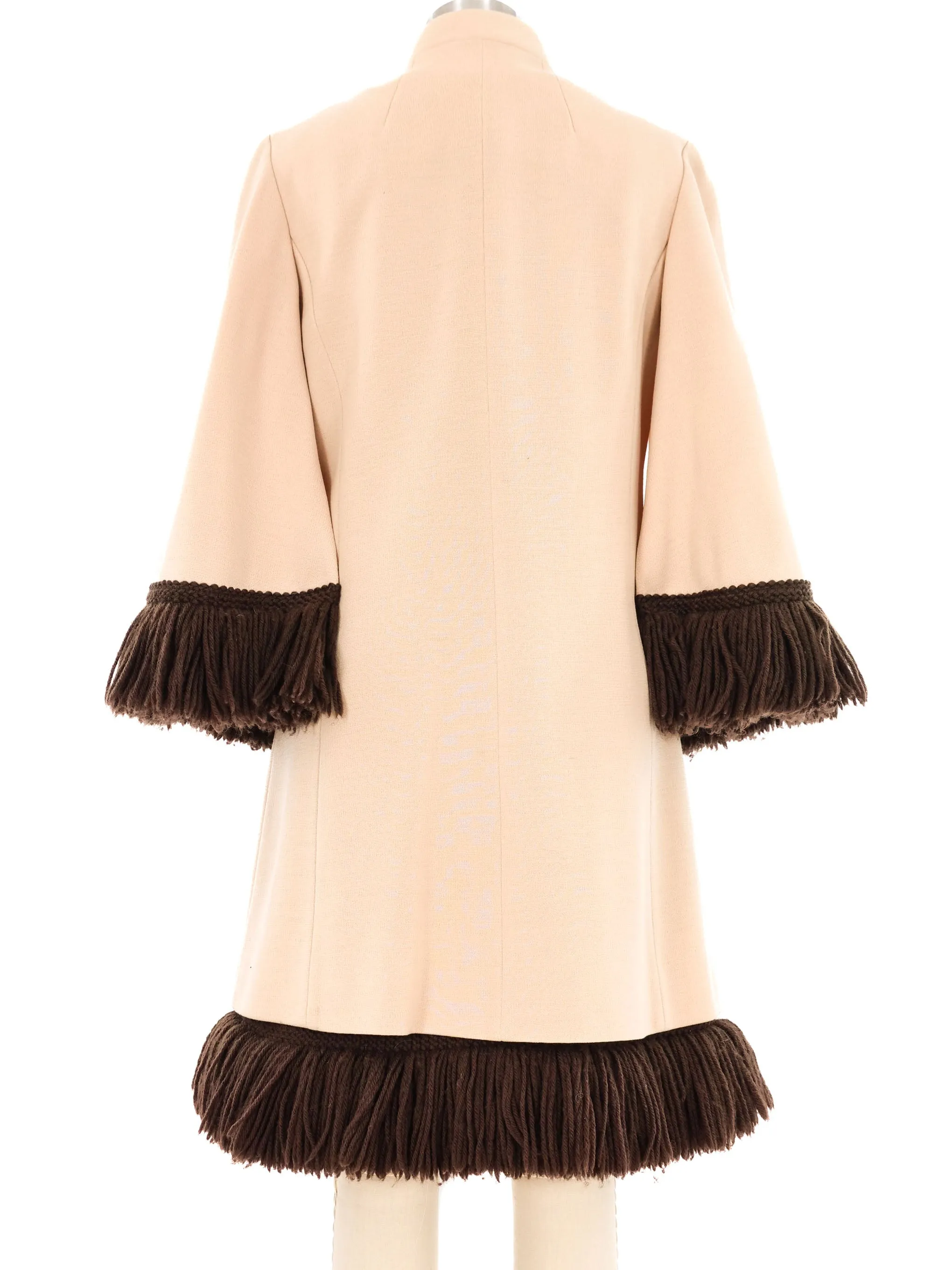 Lilli Ann Yarn Fringe Dress and Coat Ensemble