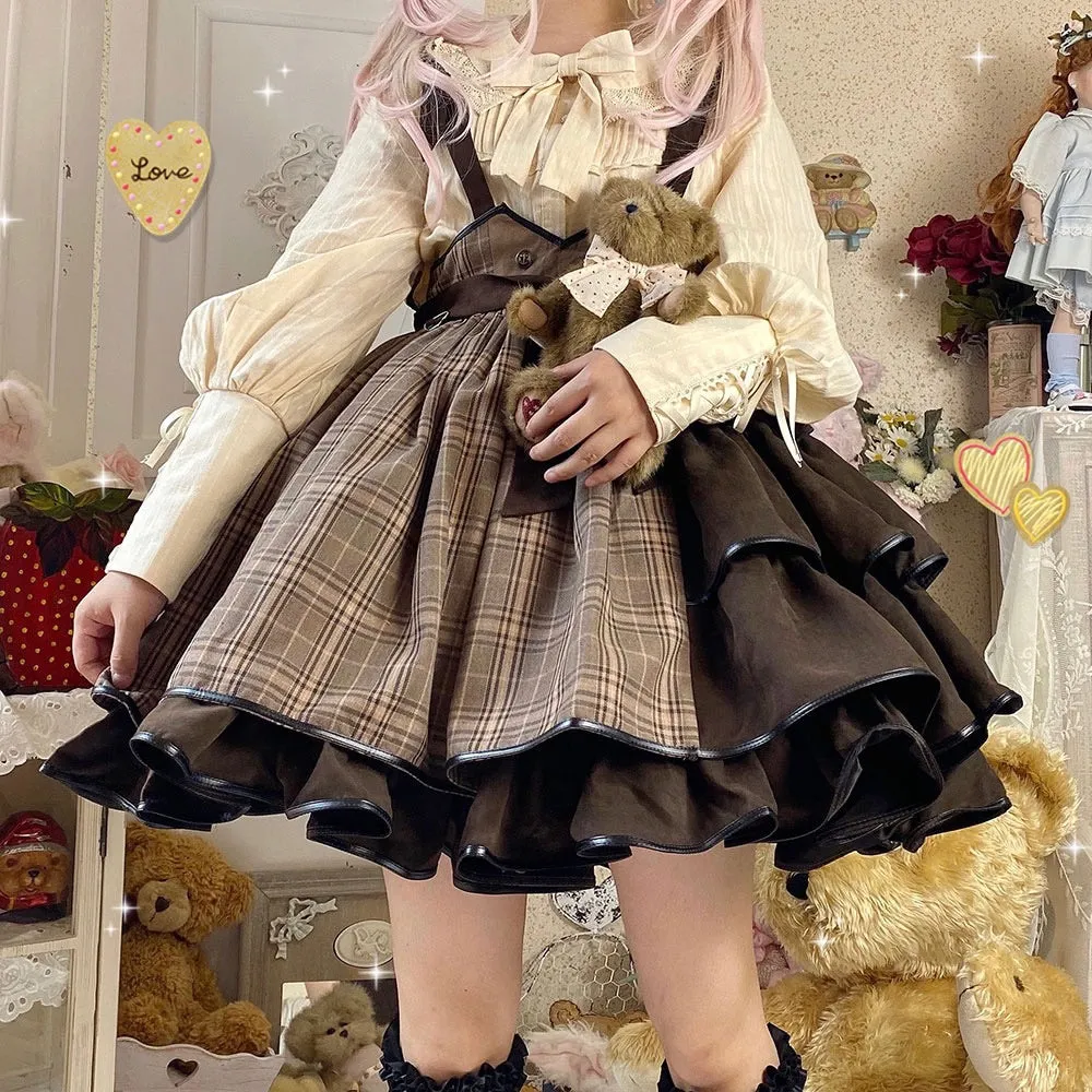 little detective SK strap skirt Lolita dress