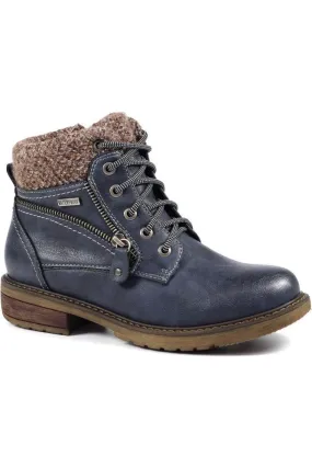 Lunar Benson III Navy Waterproof Boot GLB090